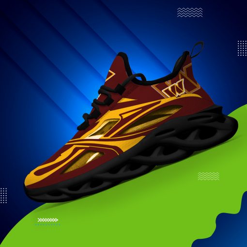 NFL Washington Commanders Brown Yellow Max Soul Shoes V2 NFL Washington Commanders Brown Yellow Max Soul Shoes V2