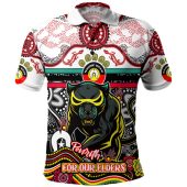 Penrith Panthers Naidoc Week Custom Polo Shirt - For Our Elders Home Jersey Polo Shirt
