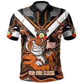 Wests Tigers Naidoc Week Custom Polo Shirt - For Our Elders Home Jersey Polo Shirt