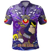 Melbourne Storm Naidoc Week Custom Polo Shirt - For Our Elders Home Jersey Polo Shirt