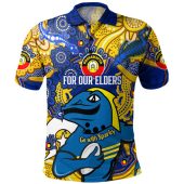 Parramatta Eels Naidoc Week Custom Polo Shirt - For Our Elders Go With Sparky Polo Shirt