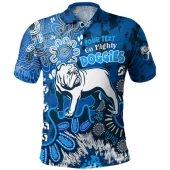 Canterbury-Bankstown Bulldogs Custom Polo Shirt - Go Mighty Doggies Polo Shirt