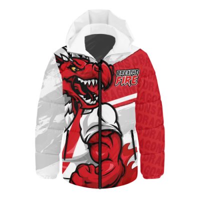 St. George Illawarra Dragons Hooded Padded Jacket Defend The Pride