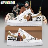 Morgan Wallen Post Malone Air Force 1 Sneaker Shoes