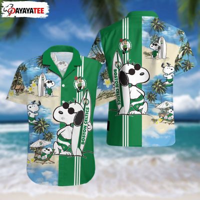 NBA Boston Celtics Snoopy Hawaiian Shirt