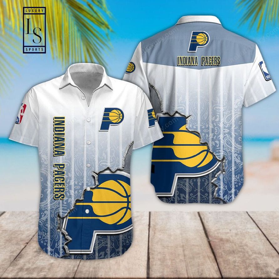NBA Indiana Pacers Hawaiian Shirt V1 NBA Indiana Pacers Hawaiian Shirt V1