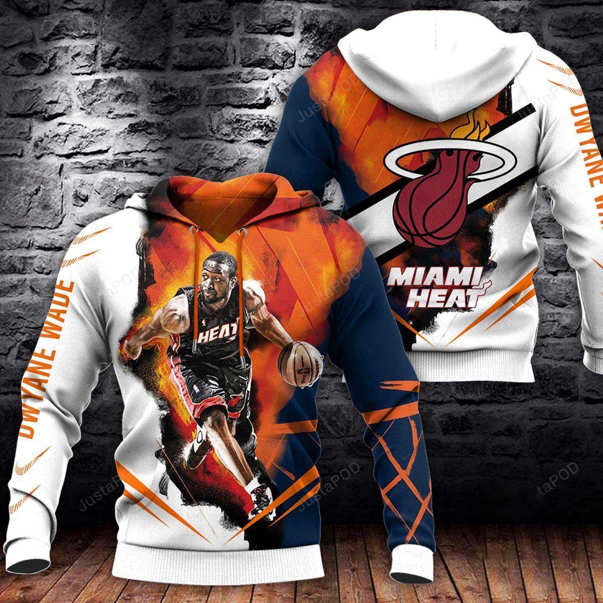 NBA Miami Heat Dwyane Wade Scratch Pullover Hoodie NBA Miami Heat Dwyane Wade Scratch Pullover Hoodie