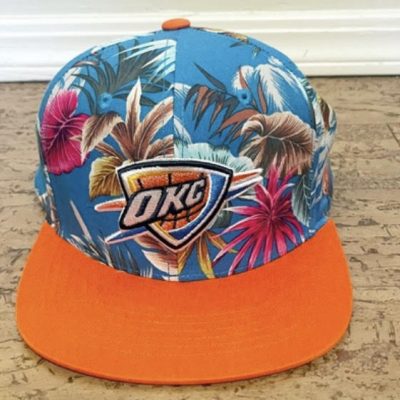 NBA Oklahoma City Thunder Floral Hawaiian Classic Cap