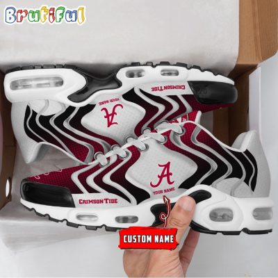 NCAA Alabama Crimson Tide Logo Football Team Design Air Max Plus Shoes