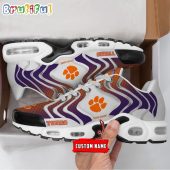 NCAA Clemson Tigers Logo Football Team Design Air Max Plus Shoes
