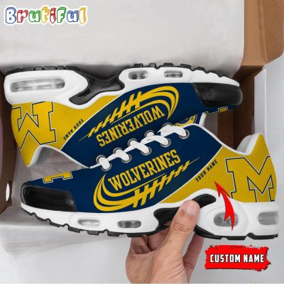NCAA Michigan Wolverines Sport Team Custom Air Max Plus Shoes