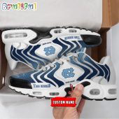 NCAA North Carolina Tar Heels Logo Football Team Design Air Max Plus Shoes