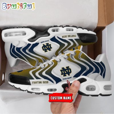 NCAA Notre Dame Fighting Irish Logo Football Team Design Air Max Plus Shoes