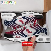 NCAA Ole Miss Rebels Logo Football Team Design Air Max Plus Shoes