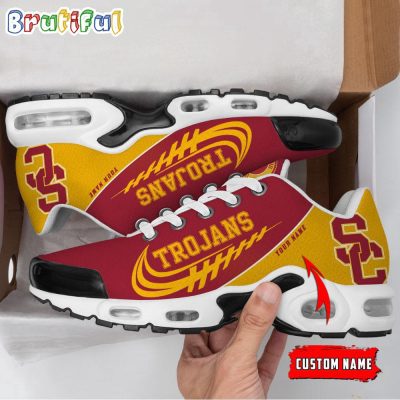 NCAA USC Trojans Sport Team Custom Air Max Plus Shoes