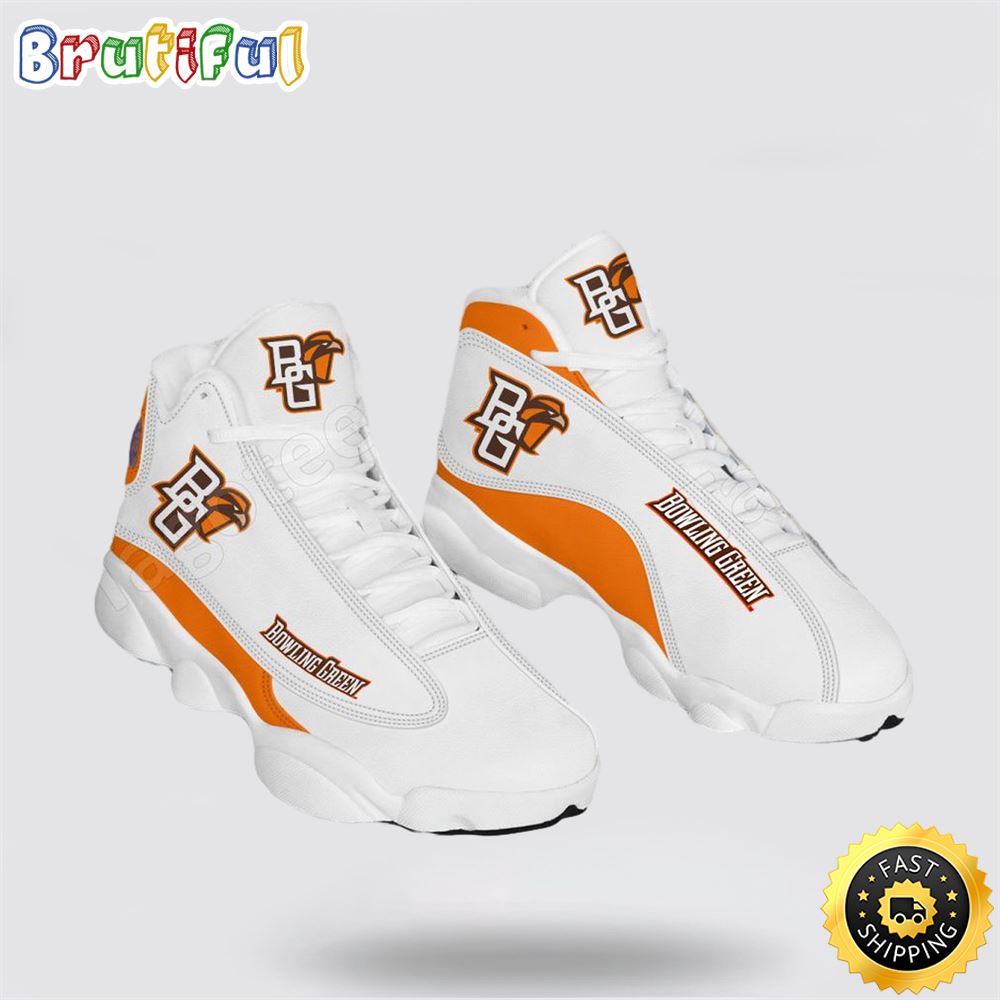 NCAA Bowling Green Air Jordan 13 Printed Logo JD 13 NCAA Bowling Green Air Jordan 13 Printed Logo JD 13