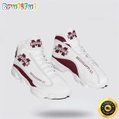 NCAA Mississippi St. Air Jordan 13 Printed Logo JD 13