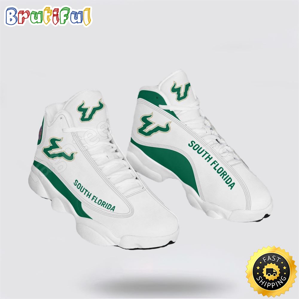 NCAA South Florida Air Jordan 13 Printed Logo JD 13 NCAA South Florida Air Jordan 13 Printed Logo JD 13