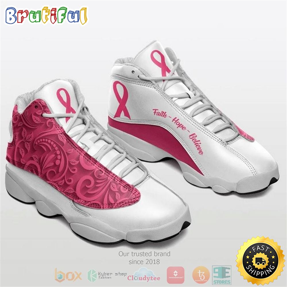 NEW Breast Cancer Faith Hope Believe Air Jordan 13 NEW Breast Cancer Faith Hope Believe Air Jordan 13