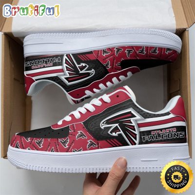 NFL Atlanta Falcons Air Force 1 Shoes Football Sports Shoes
