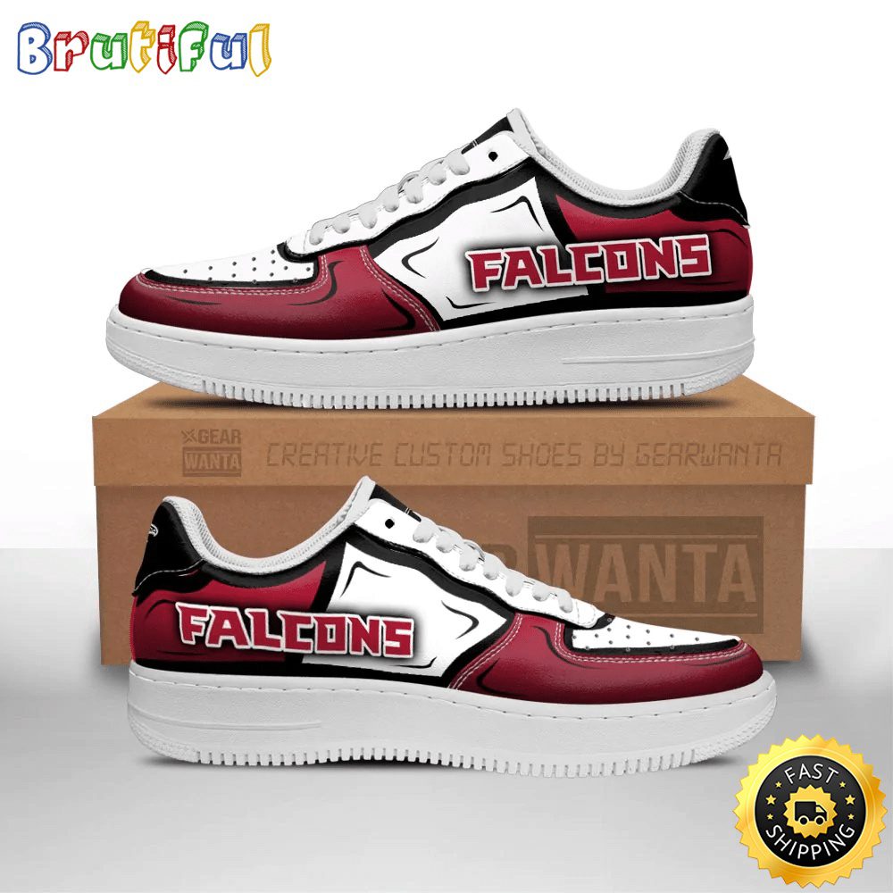 NFL Atlanta Falcons Air Force 1 Shoes Football Sports Sneaker Shoes NFL Atlanta Falcons Air Force 1 Shoes Football Sports Sneaker Shoes