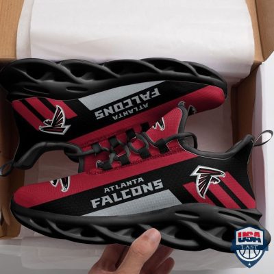 NFL Atlanta Falcons Red Black Max Soul Shoes