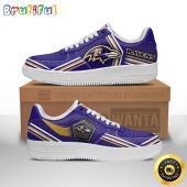 NFL Baltimore Ravens Air Force 1 Shoes Air Sneakers For Fans