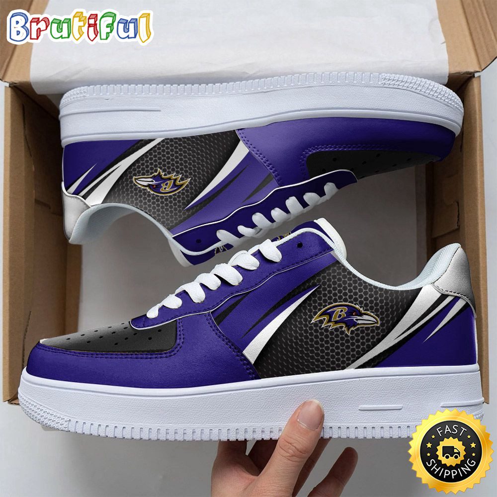 NFL Baltimore Ravens Air Force 1 Shoes Sleek AF1 Fashion NFL Baltimore Ravens Air Force 1 Shoes Sleek AF1 Fashion