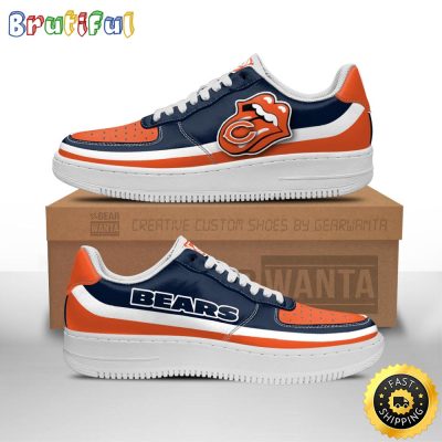 NFL Chicago Bears Air Force 1 Shoes Sexy Lips For Fans