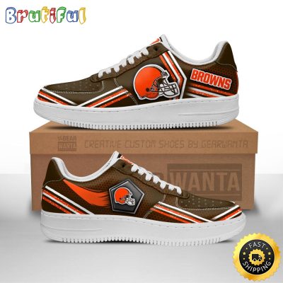 NFL Cleveland Browns Air Force 1 Shoes Air Sneakers For Fans