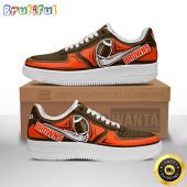 NFL Cleveland Browns Air Force 1 Shoes Football Sneaker Shoes