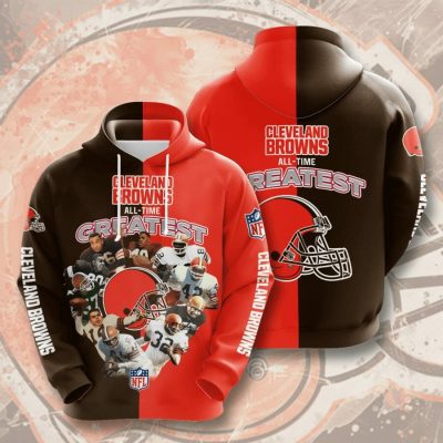 NFL Cleveland Browns All Time Greatest Pullover Hoodie