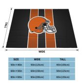 Nfl Cleveland Browns Black Orange Fleece Blanket 03.jpg - demo10
