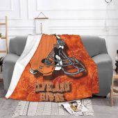 Nfl Cleveland Browns Orange Fleece Blanket V2 02.jpg - demo10