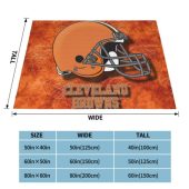 Nfl Cleveland Browns Orange Fleece Blanket V2 03.jpg - demo10