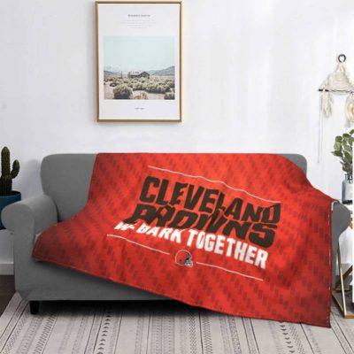 NFL Cleveland Browns Red Fleece Blanket