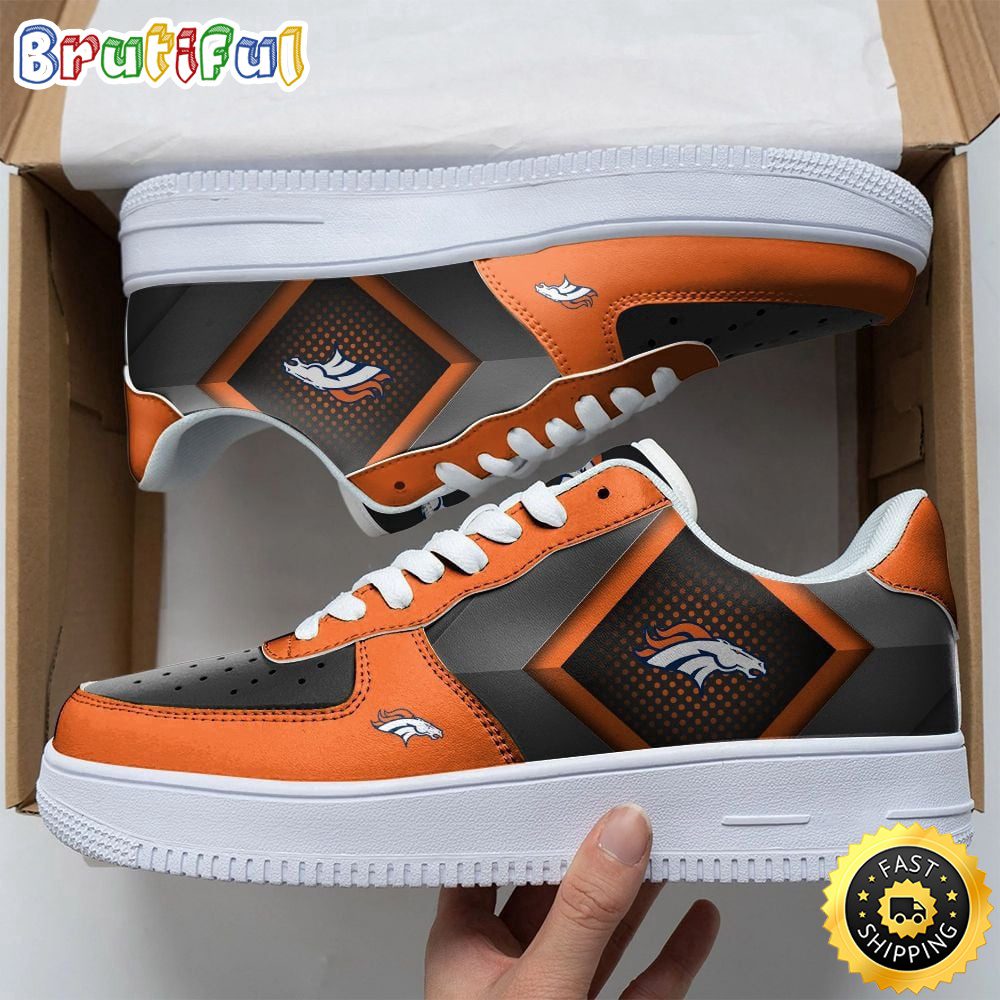 NFL Denver Broncos Air Force 1 Shoes Chic AF1 Collection NFL Denver Broncos Air Force 1 Shoes Chic AF1 Collection