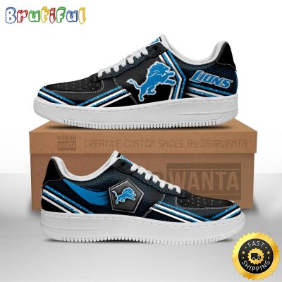 NFL Detroit Lions Air Force 1 Shoes Air Sneakers For Fans