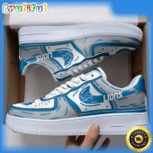 NFL Detroit Lions Air Force 1 Shoes Sneaker Trending For Fans
