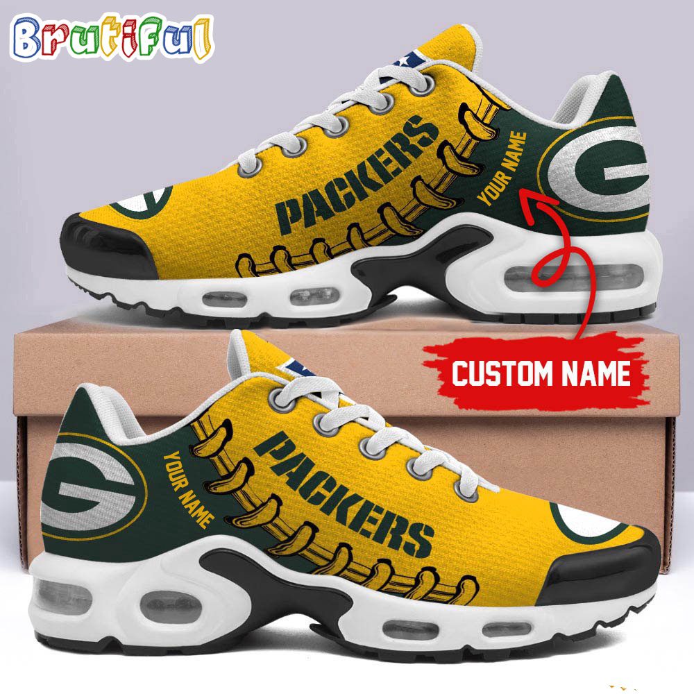 NFL Green Bay Packers Custom Air Max Plus Shoes NFL Green Bay Packers Custom Air Max Plus Shoes
