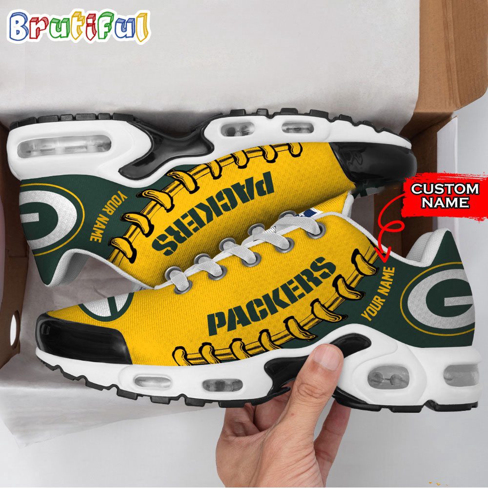 NFL Green Bay Packers Custom Air Max Plus Shoes NFL Green Bay Packers Custom Air Max Plus Shoes