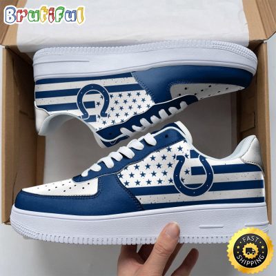 NFL Indianapolis Colts Air Force 1 Shoes Urban Streetwear Shoes