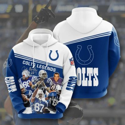 NFL Indianapolis Colts Legends Blue White Pullover Hoodie
