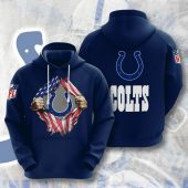 NFL Indianapolis Colts Tearing Open Logo Pullover Hoodie