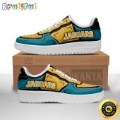 NFL Jacksonville Jaguars Air Force 1 Shoes Football Sports Sneaker Shoes
