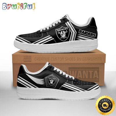 NFL Las Vegas Raiders Air Force 1 Shoes Air Sneakers For Fans