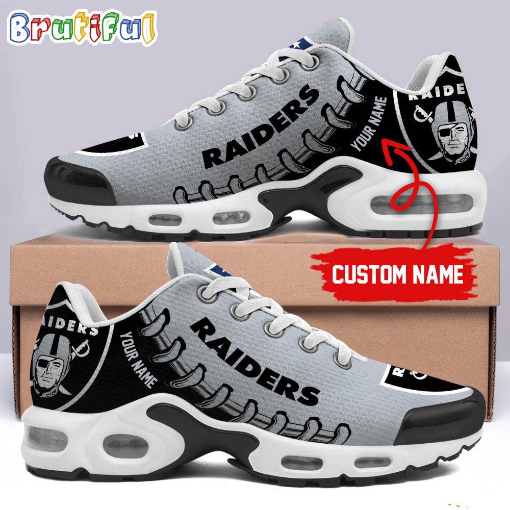 NFL Las Vegas Raiders Custom Air Max Plus Shoes NFL Las Vegas Raiders Custom Air Max Plus Shoes