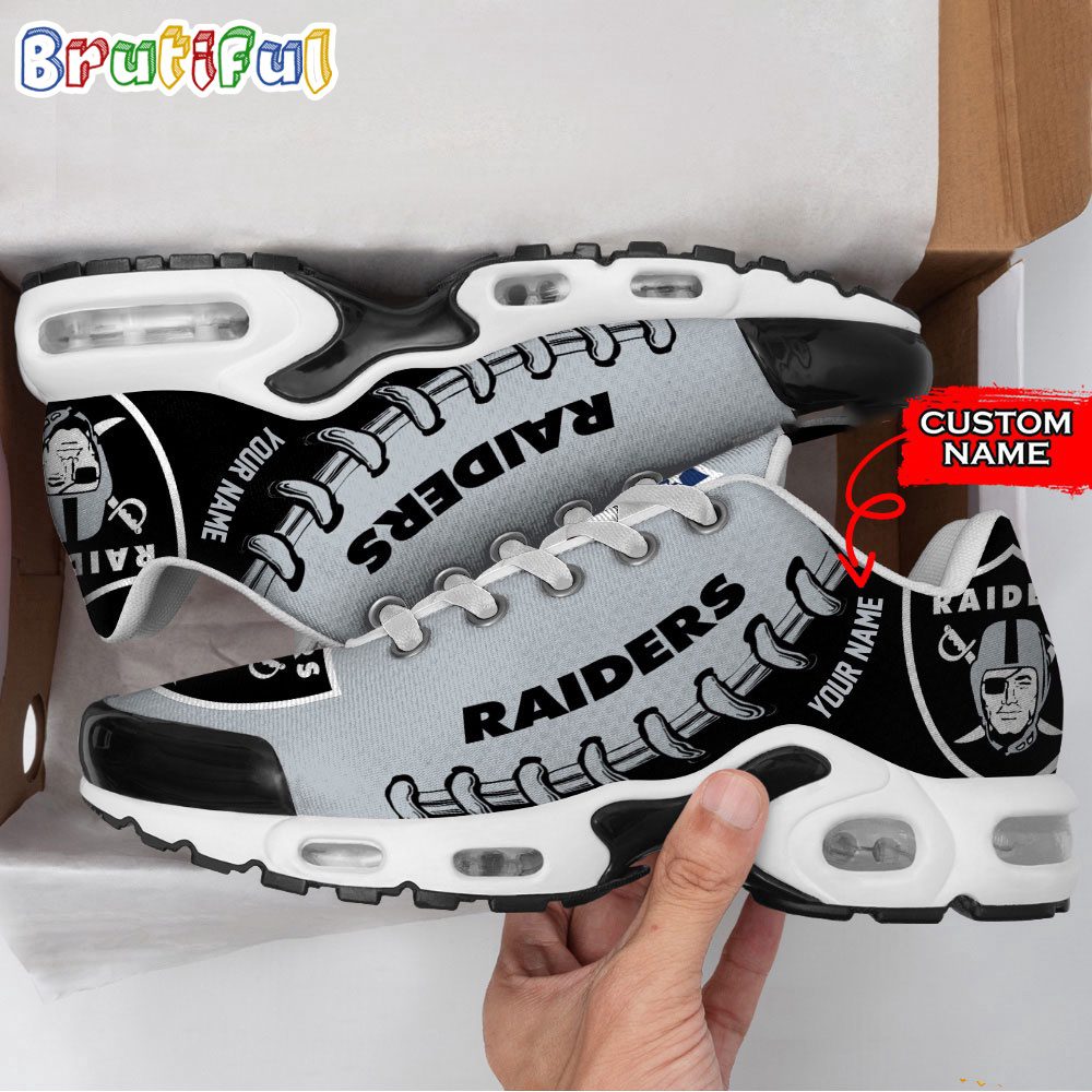 NFL Las Vegas Raiders Custom Air Max Plus Shoes NFL Las Vegas Raiders Custom Air Max Plus Shoes