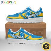 NFL Los Angeles Chargers Air Force 1 Shoes Football Sneaker Shoes