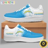 NFL Los Angeles Chargers Air Force 1 Shoes Football Sports Shoes